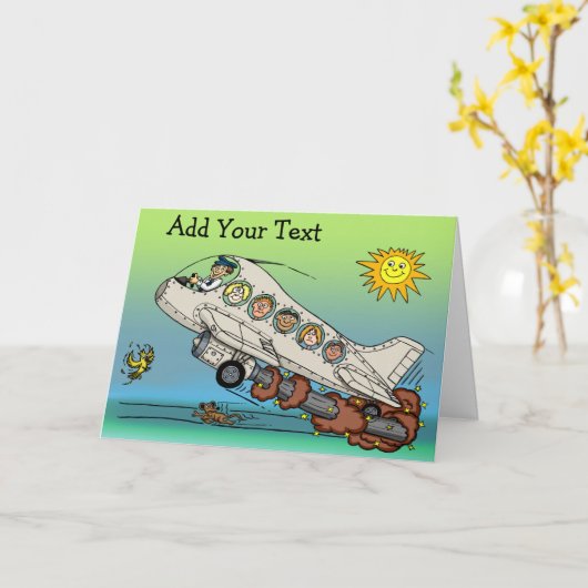 Cartoon Karte (Gelbe Blume)