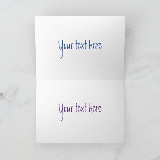 Cartoon Karte (Innenseite)