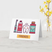 Cartoon Karte (Gelbe Blume)