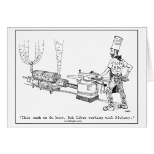 Cartoon-Karte die GRILLEN des Bobs