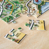 Cartoon-Karte Orlandos Florida Puzzle (Seite)