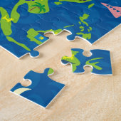 Cartoon-Karte von Asien-Puzzlespiel Puzzle (Seite)