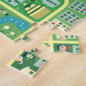 Cartoon-Karte von Peking-Puzzlespiel Puzzle (Seite)