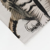 Cartoon Kätzchen gestreift kitty Stimmen grau Fleecedecke (Ecke)