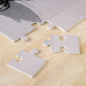 Cartoon Kätzchen gestreift kitty Stimmen grau Puzzle (Seite)