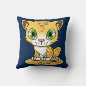 Cartoon Kätzchen Kissen (Rückseite)