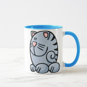 Cartoon-Katze Tasse