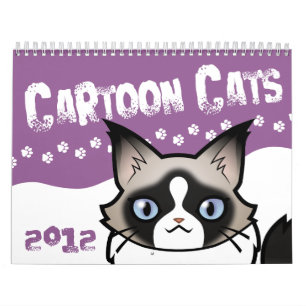 Cartoon-Katzen 2012 (entwerfen Sie Ihre Selbst!) Kalender
