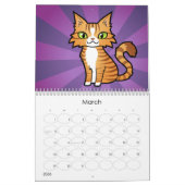 Cartoon-Katzen 2012 (entwerfen Sie Ihre Selbst!) Kalender (Mär 2026)