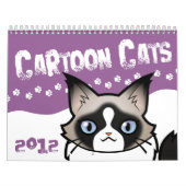 Cartoon-Katzen 2012 (entwerfen Sie Ihre Selbst!) Kalender (Titelbild)