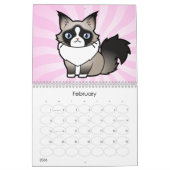 Cartoon-Katzen 2012 (entwerfen Sie Ihre Selbst!) Kalender (Feb 2026)