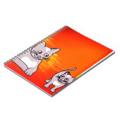 Cartoon Katzen Notizblock (Linke Seite)