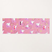 Cartoon Katzen Yogamatte (Vorderseite (Horizontal))