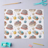 Cartoon-Katzenbezüge Seidenpapier (Basteln)