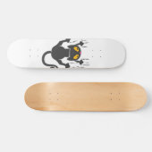 Cartoon Katzenhalterung - Farbe auswählen Skateboard (Horizontal)