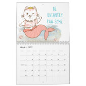 Cartoon Kawaii Cat Kalender (Mär 2027)