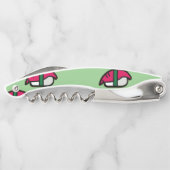 Cartoon Kawaii Sushi, Fischreis & Meeresalgen Kellnermesser (Rückseite)