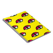 Cartoon Kawaii Sushi, Fischriese & Seetang-Noteboo Notizblock (Rechte Seite)