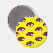 Cartoon Kawaii Sushi, Fischriese und Meeresalgen Magnet (Vorderseite/Rückseite)