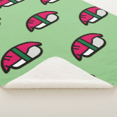 Cartoon Kawaii Sushi, Fischriese und Seetang Sherp Sherpadecke (3/4)