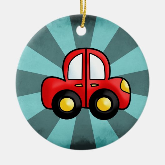Cartoon Keramik Ornament (Vorne)