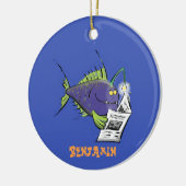 Cartoon Keramik Ornament (Links)