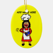 Cartoon Keramik Ornament (Hinten)