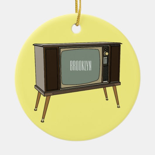 Cartoon Keramik Ornament (Vorne)