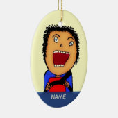 Cartoon Keramikornament (Rechts)