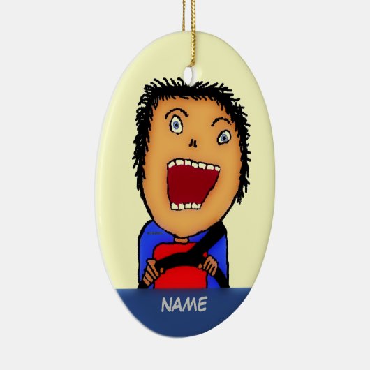 Cartoon Keramikornament (Rechts)