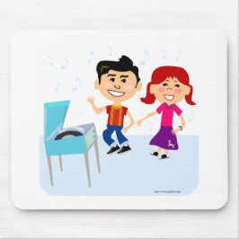 Cartoon Kids Record Party Cartoon Design Mousepad