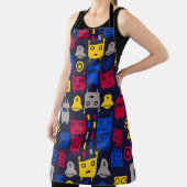 Cartoon Kids Robots Schürze (InSitu)