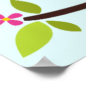 Cartoon Kindermauer Kunst Poster (Ecke)