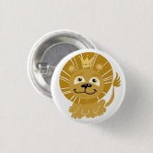 Cartoon King of the Dschungel Button (Vorne & Hinten)