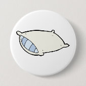 Cartoon Kissen mit Riesen Button (Vorderseite)