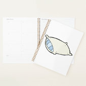 Cartoon Kissen mit Riesen Planer