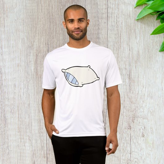 Cartoon Kissen mit Riesen T-Shirt