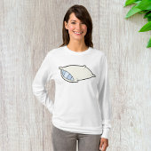 Cartoon Kissen mit Riesen T-Shirt