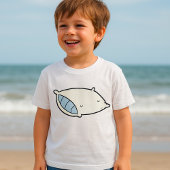 Cartoon Kissen mit Riesen T-Shirt