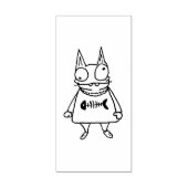 Cartoon Kitten Gummistempel (Prägung)