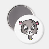 Cartoon Kitten Magnet (Vorderseite/Rückseite)