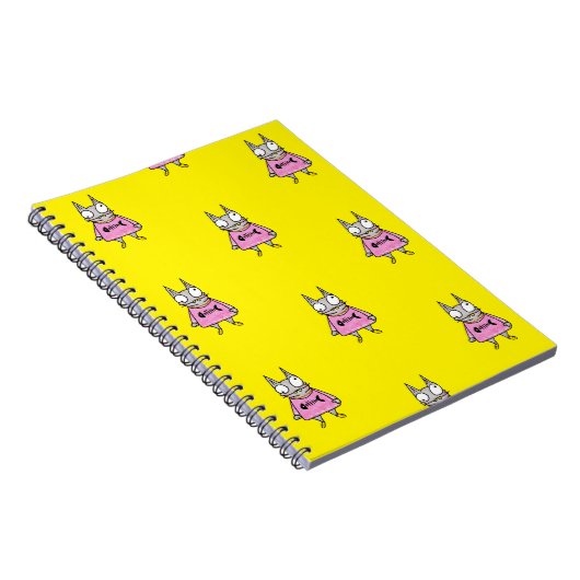 Cartoon Kitten Notizblock (Rechte Seite)