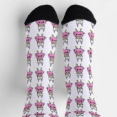 Cartoon Kitten Socken (Oben)