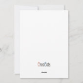 Cartoon Kittens entpacken Weihnachtsgeschenke Feiertagskarte (Rückseite)