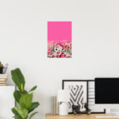 Cartoon Kitty Ice Cream Poster (Heimbüro)