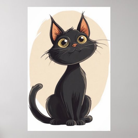 Cartoon Kitty Poster (Vorne)