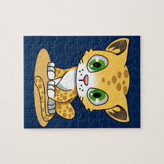 Cartoon Kitty Puzzle (Horizontal)