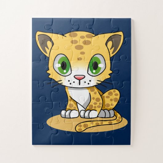 Cartoon Kitty Puzzle (Vertikal)