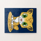 Cartoon Kitty Puzzle (Horizontal)