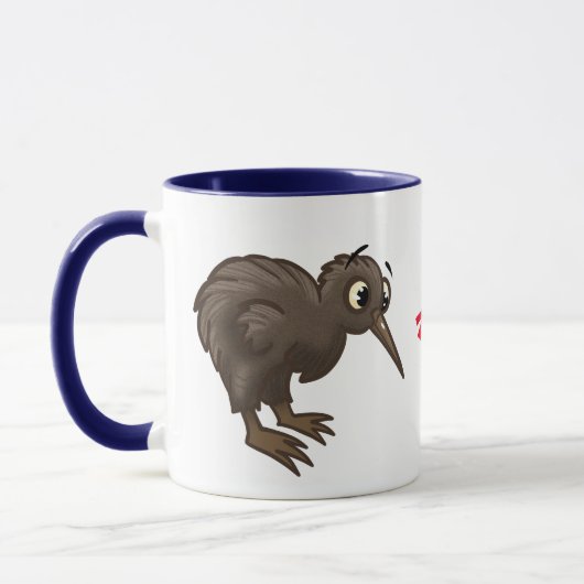 Cartoon Kiwi Bird Tasse (Links)